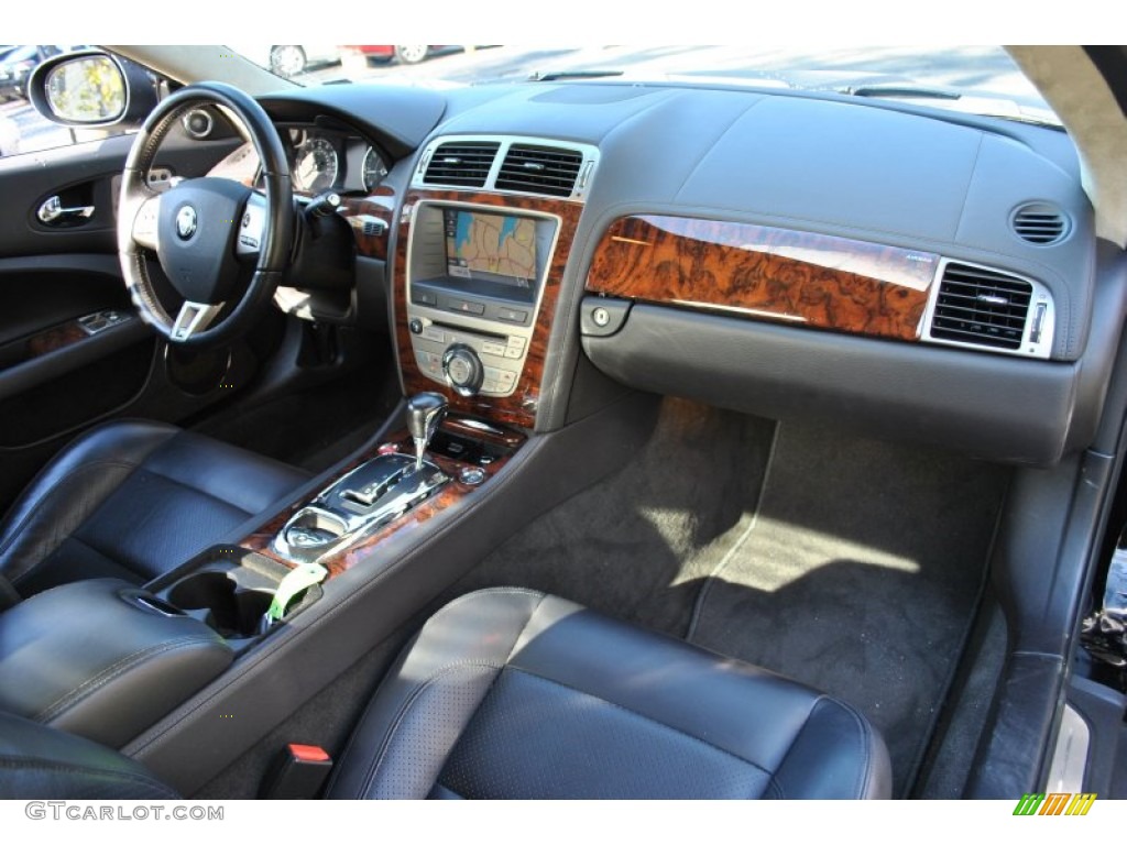 2009 Jaguar XK XKR Coupe Charcoal Dashboard Photo #55986673