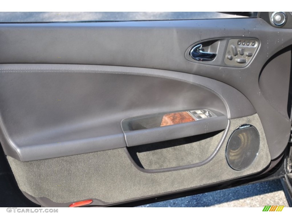 2009 Jaguar XK XKR Coupe Charcoal Door Panel Photo #55986706