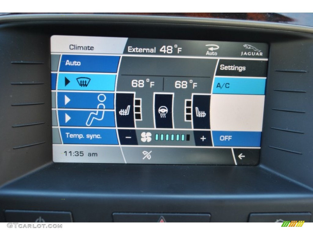 2009 Jaguar XK XKR Coupe Controls Photo #55986782