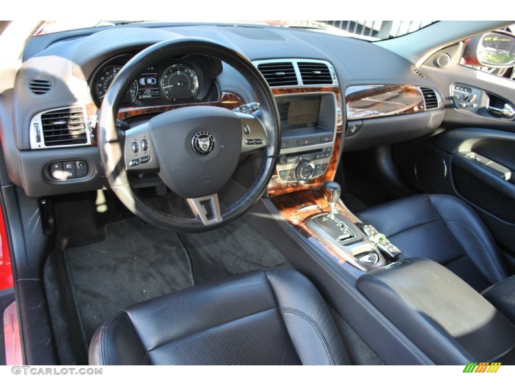Charcoal Interior 2007 Jaguar XK XK8 Coupe Photo #55987178