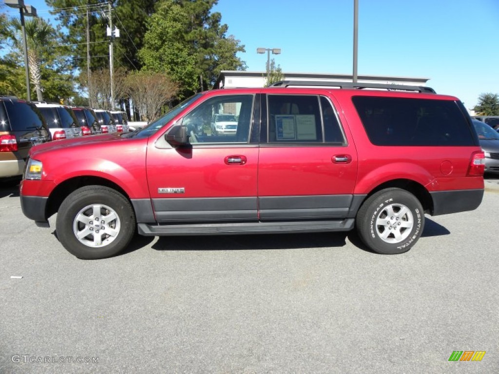 Redfire Metallic 2007 Ford Expedition EL XLT 4x4 Exterior Photo #55988434