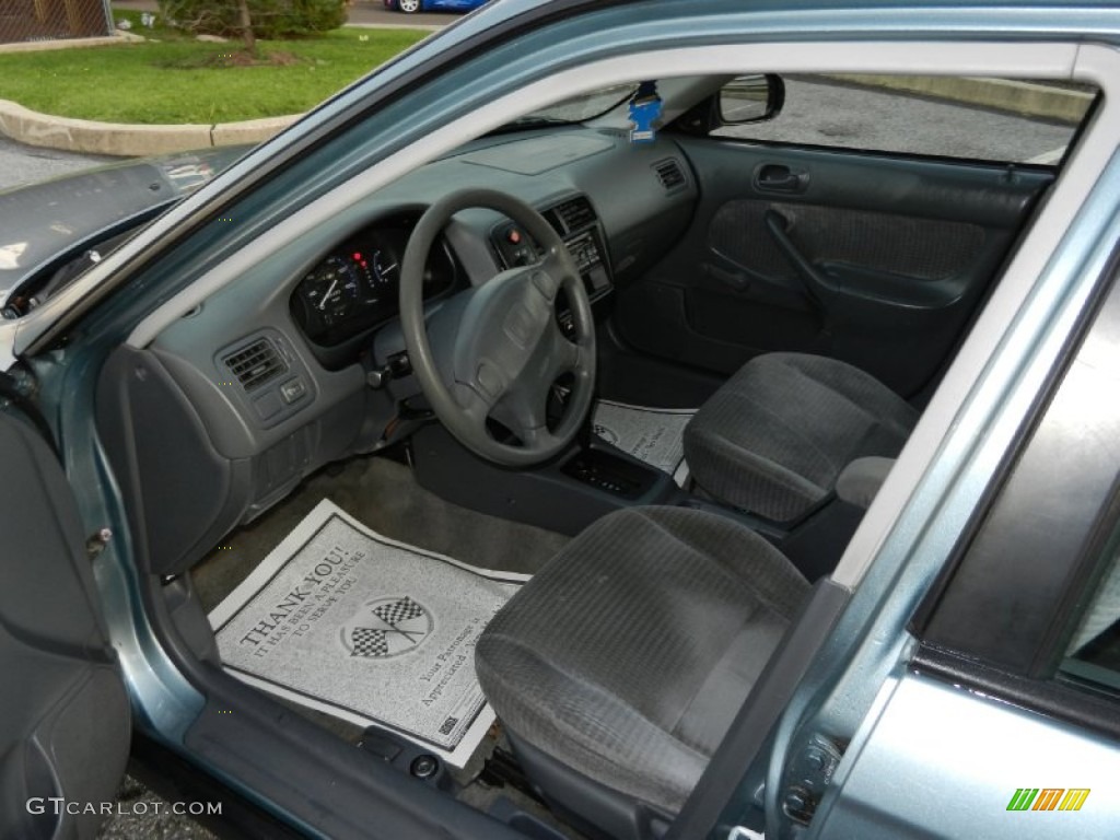2000 Civic VP Sedan - Iced Teal Pearl / Gray photo #5