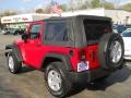 Flame Red - Wrangler X 4x4 Photo No. 17