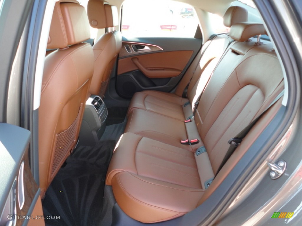 Nougat Brown Interior 2012 Audi A6 3.0T quattro Sedan Photo #55990123