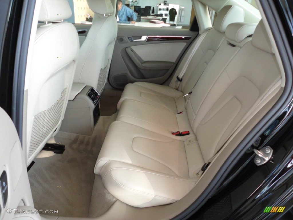 Cardamom Beige Interior 2012 Audi A4 2.0T quattro Sedan Photo #55990336