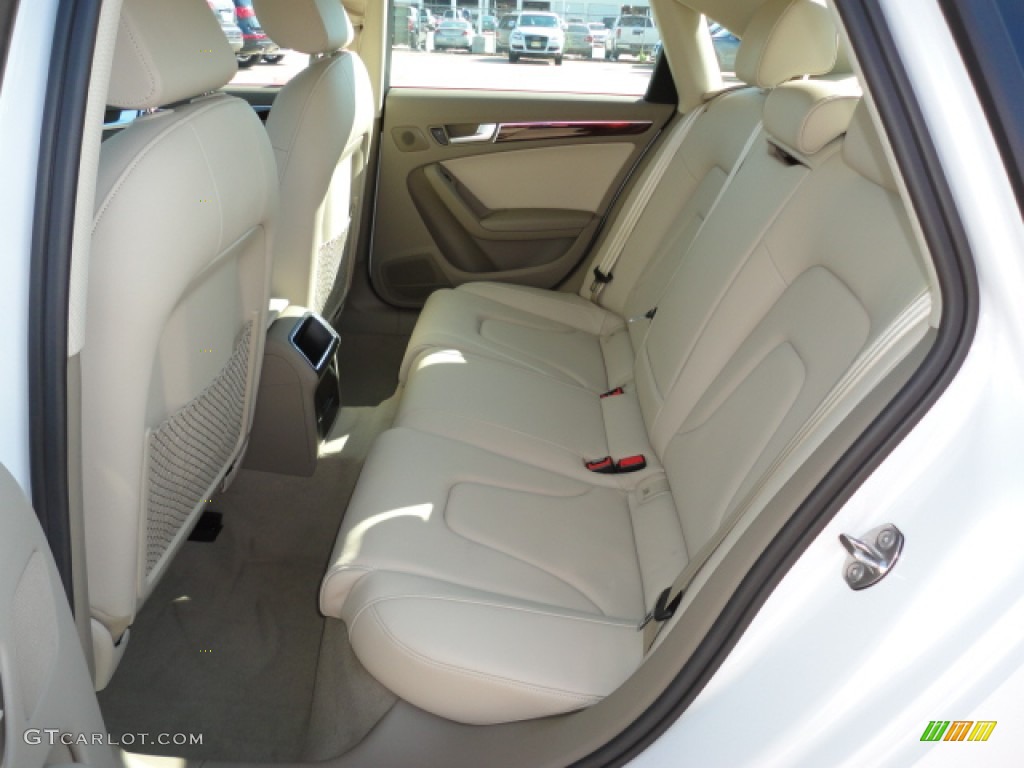 Cardamom Beige Interior 2012 Audi A4 2.0T Sedan Photo #55990417
