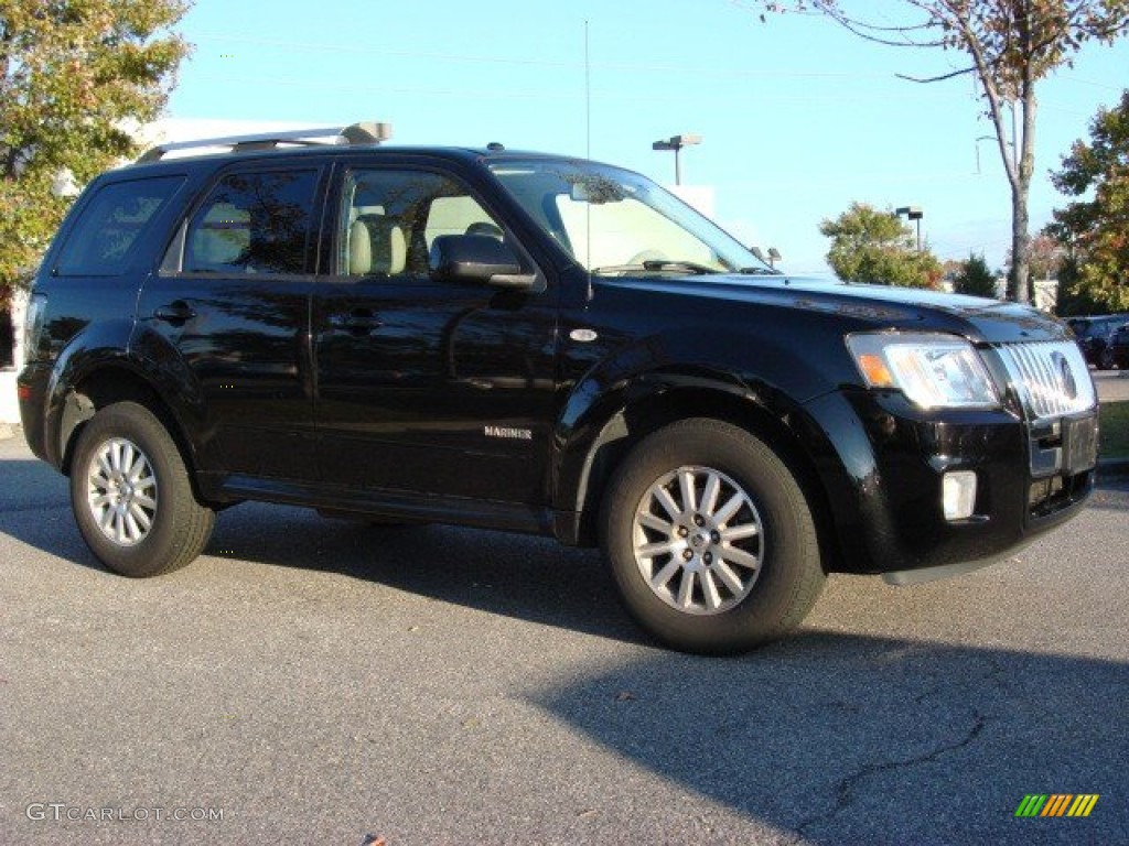2008 Mariner V6 Premier - Black / Stone photo #2