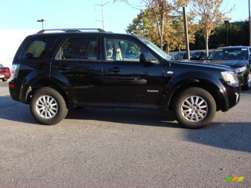 2008 Mariner V6 Premier - Black / Stone photo #3