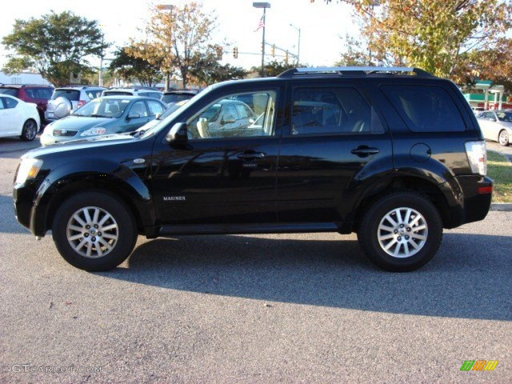 2008 Mariner V6 Premier - Black / Stone photo #6