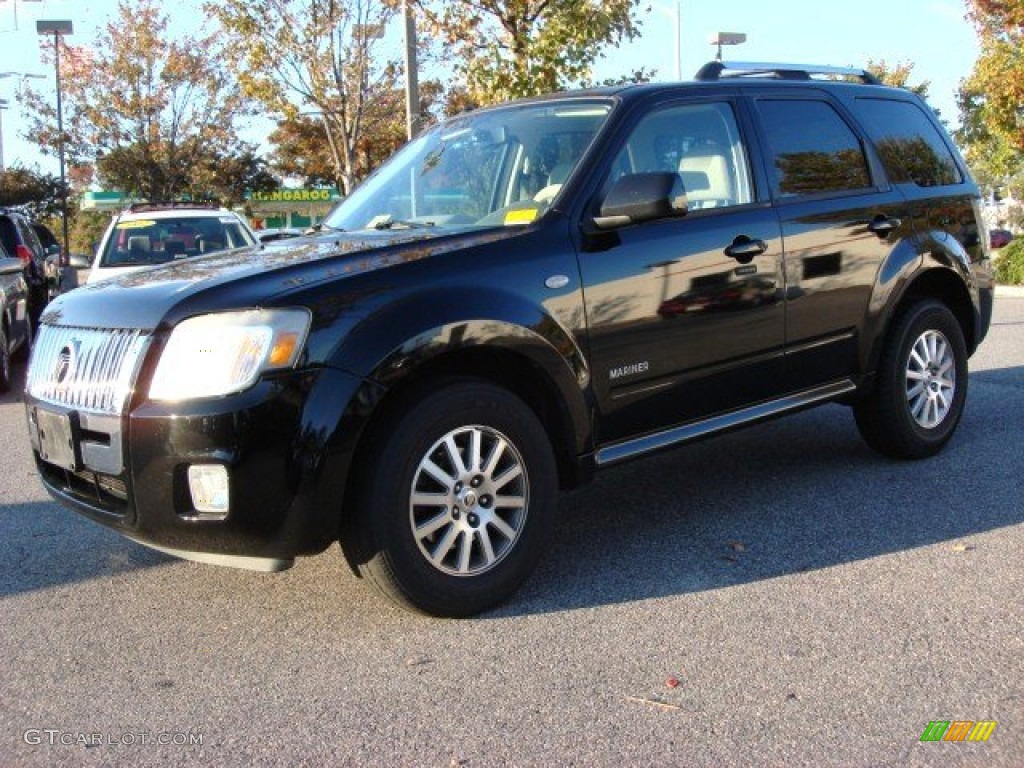 2008 Mariner V6 Premier - Black / Stone photo #7