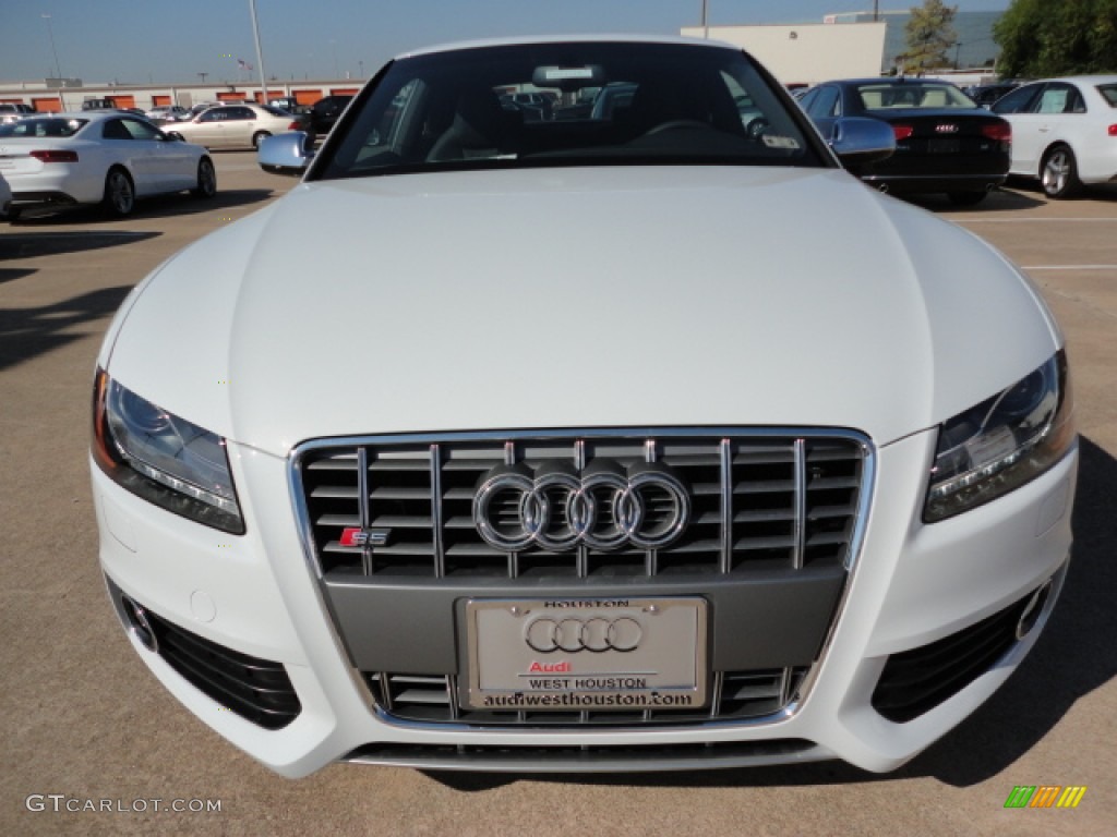 2012 S5 4.2 FSI quattro Coupe - Glacier White Metallic / Black photo #2