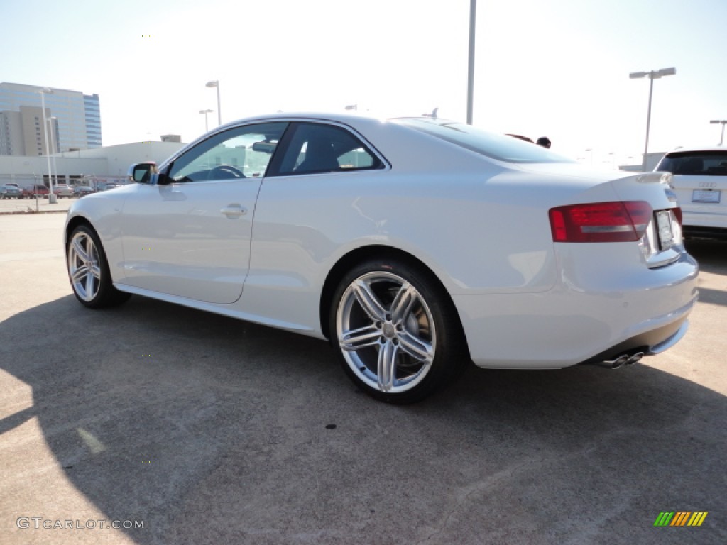 2012 S5 4.2 FSI quattro Coupe - Glacier White Metallic / Black photo #3