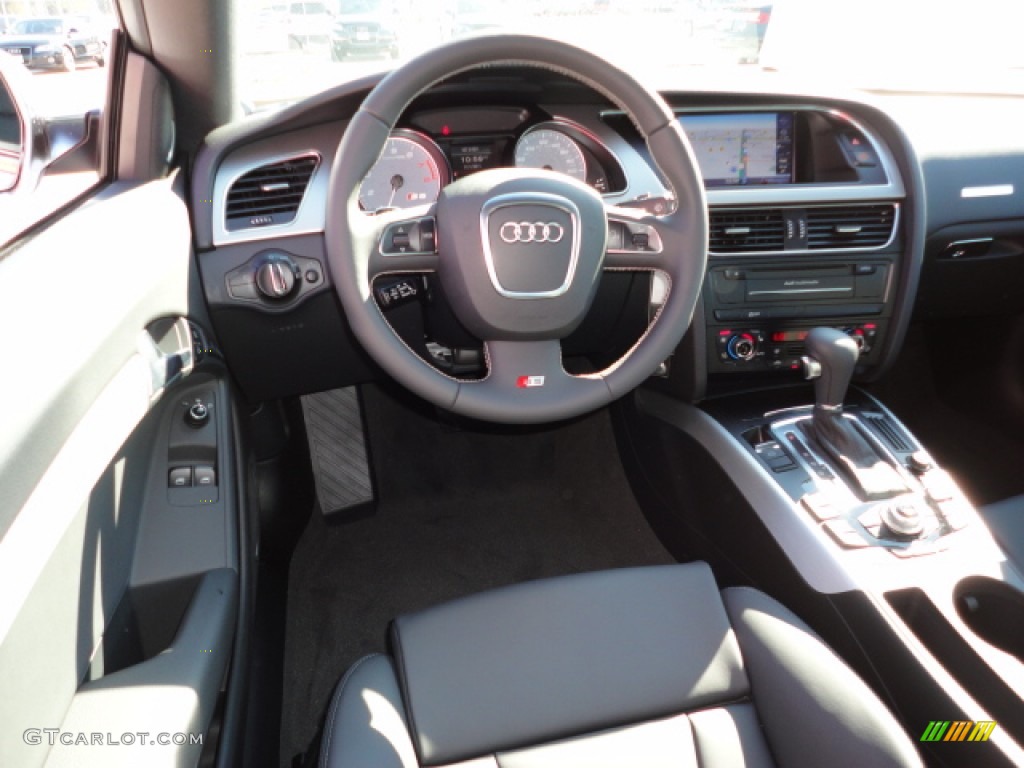 2012 Audi S5 4.2 FSI quattro Coupe Black Dashboard Photo #55990753