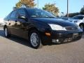 Pitch Black 2007 Ford Focus ZX4 S Sedan