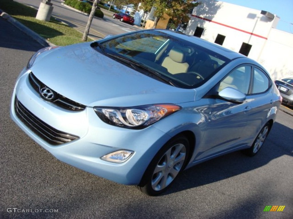 Blue Sky Metallic 2011 Hyundai Elantra Limited Exterior Photo #55991473