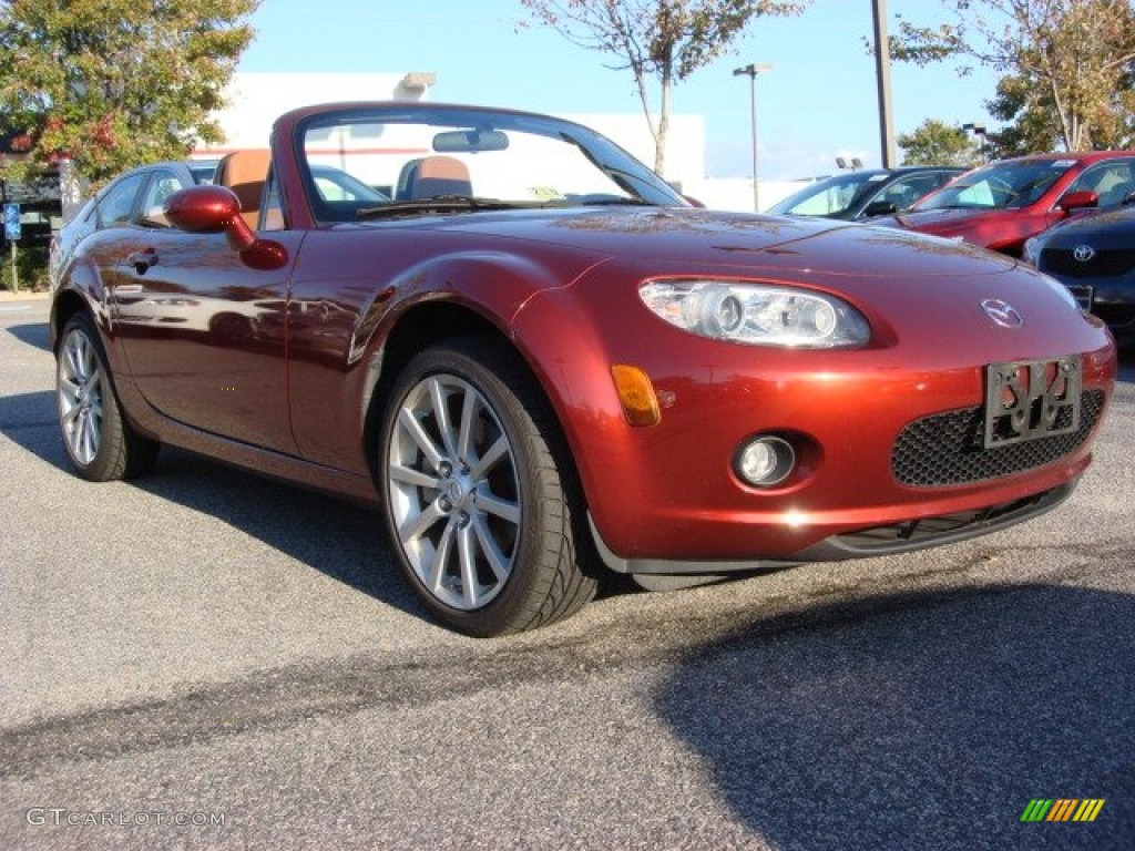Copper Red Mica 2006 Mazda MX-5 Miata Grand Touring Roadster Exterior Photo #55991680