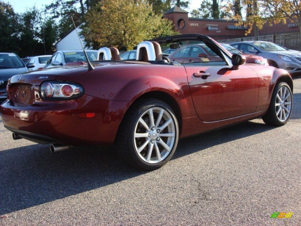 2006 MX-5 Miata Grand Touring Roadster - Copper Red Mica / Tan photo #4