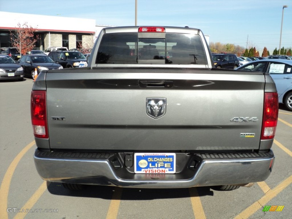 2011 Ram 1500 SLT Quad Cab 4x4 - Mineral Gray Metallic / Dark Slate Gray/Medium Graystone photo #8