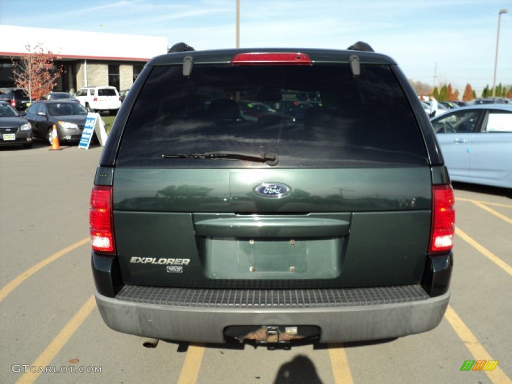 2003 Explorer XLT 4x4 - Aspen Green Metallic / Graphite Grey photo #8