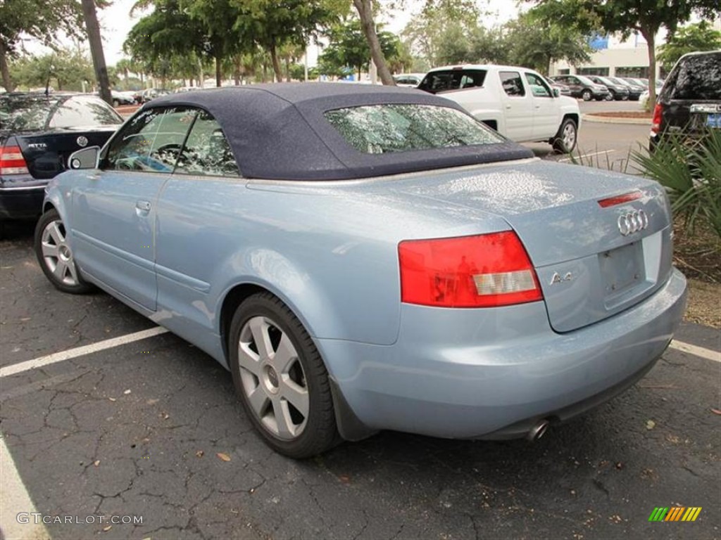 Crystal Blue Metallic 2005 Audi A4 1.8T Cabriolet Exterior Photo #55993177