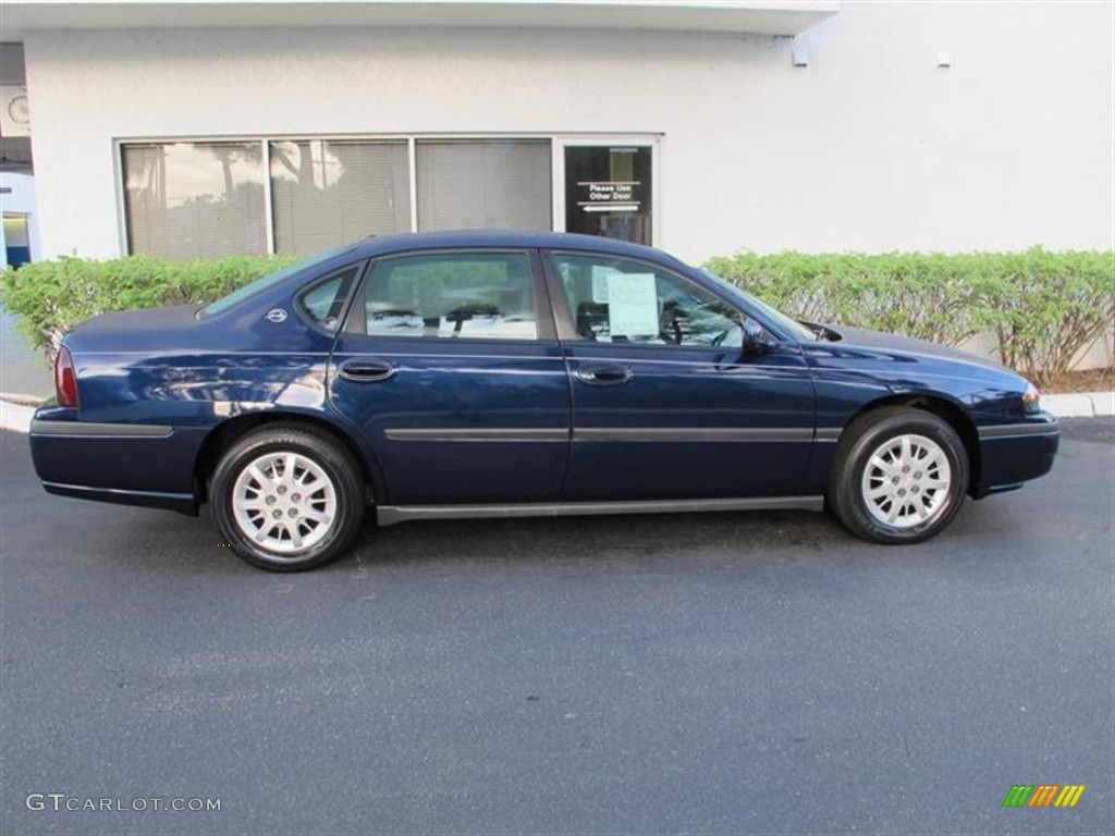 2002 Impala  - Navy Blue Metallic / Medium Gray photo #2