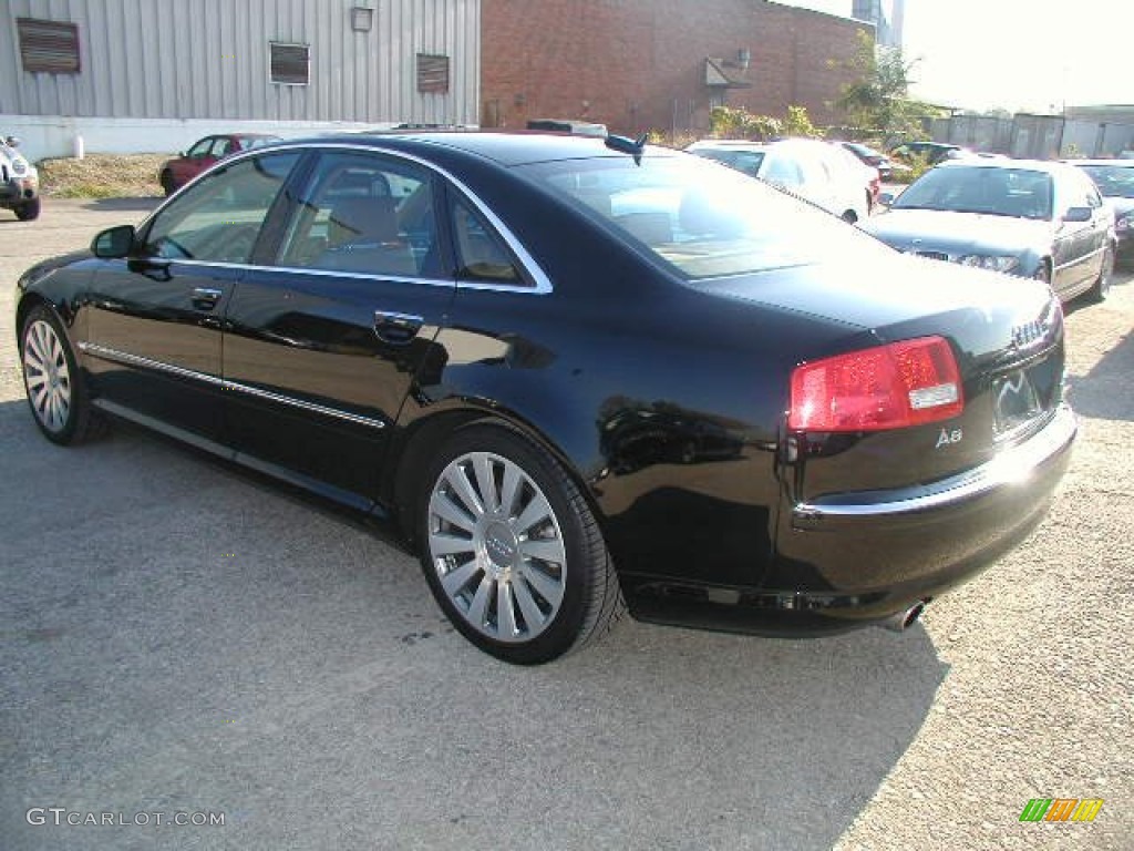 2005 A8 4.2 quattro - Brilliant Black / Black/Amaretto photo #2