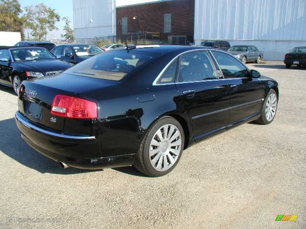 Brilliant Black 2005 Audi A8 4.2 quattro Exterior Photo #55993780