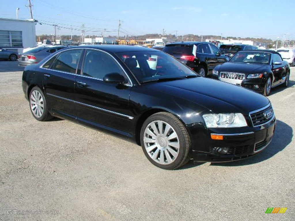 Brilliant Black 2005 Audi A8 4.2 quattro Exterior Photo #55993798
