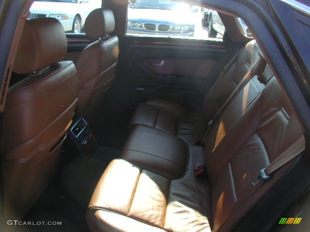 2005 A8 4.2 quattro - Brilliant Black / Black/Amaretto photo #13