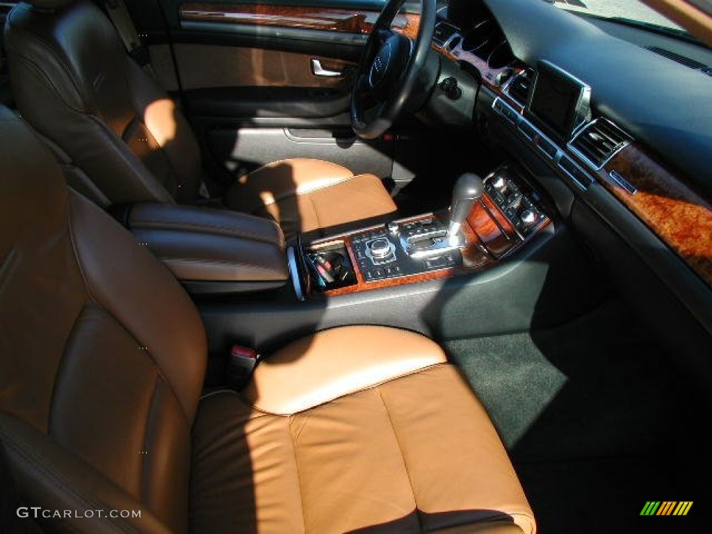 2005 A8 4.2 quattro - Brilliant Black / Black/Amaretto photo #20