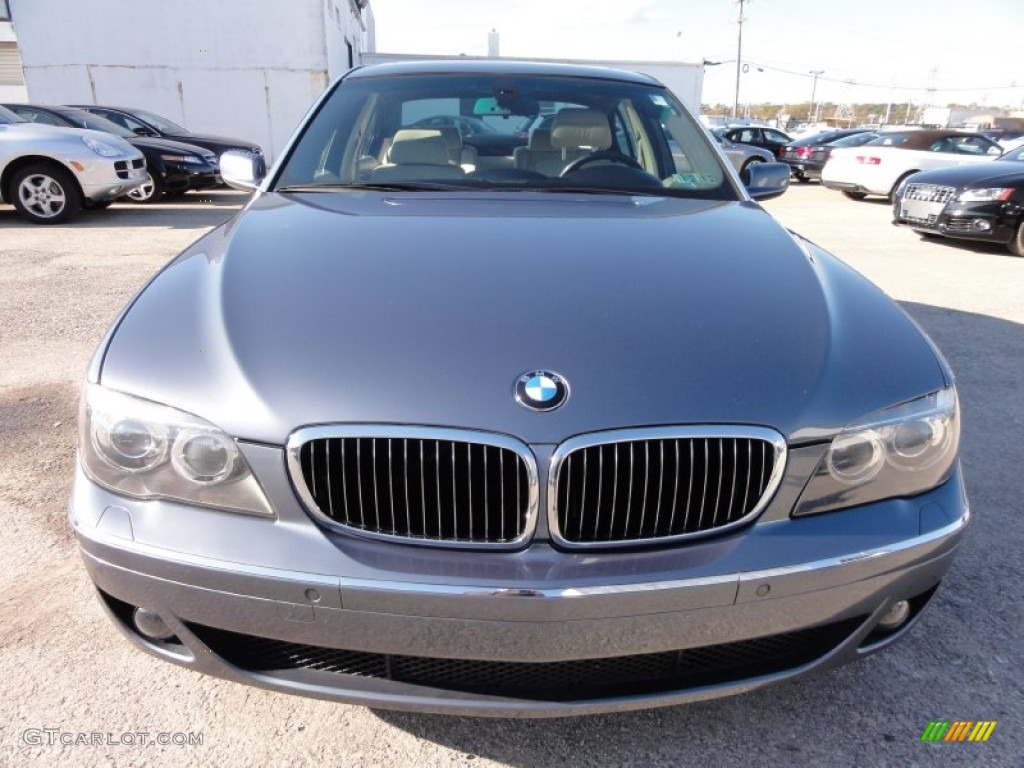 2006 7 Series 750Li Sedan - Michigan Blue Metallic / Dark Beige/Beige III photo #3