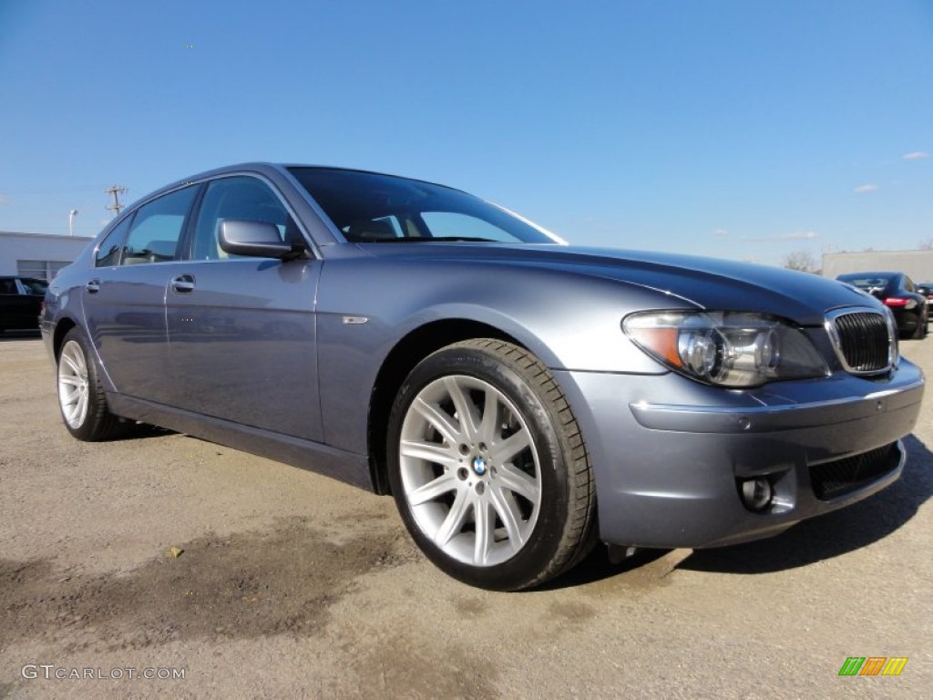 2006 7 Series 750Li Sedan - Michigan Blue Metallic / Dark Beige/Beige III photo #5