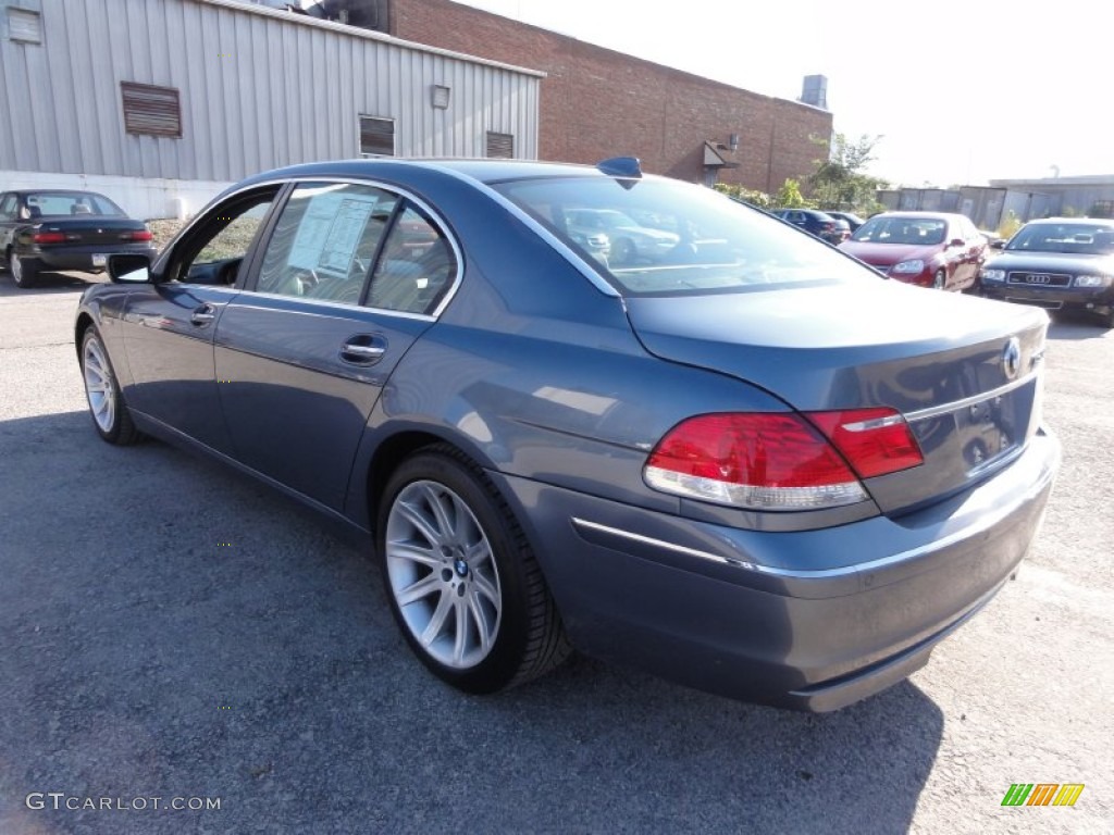 2006 7 Series 750Li Sedan - Michigan Blue Metallic / Dark Beige/Beige III photo #10