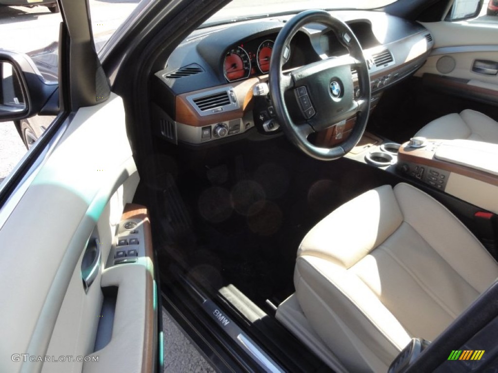 2006 7 Series 750Li Sedan - Michigan Blue Metallic / Dark Beige/Beige III photo #13