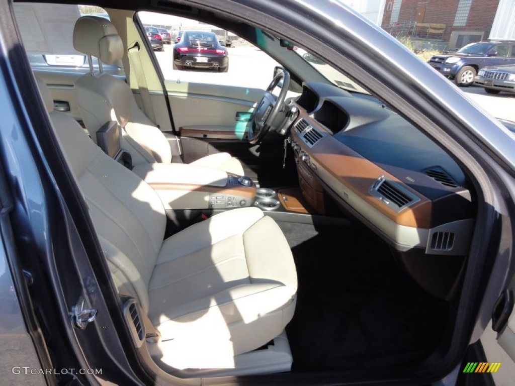 2006 7 Series 750Li Sedan - Michigan Blue Metallic / Dark Beige/Beige III photo #20