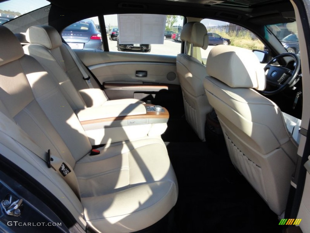 2006 7 Series 750Li Sedan - Michigan Blue Metallic / Dark Beige/Beige III photo #26