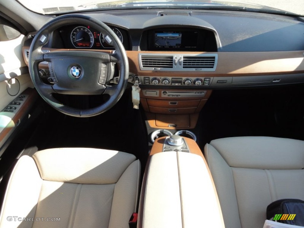 2006 7 Series 750Li Sedan - Michigan Blue Metallic / Dark Beige/Beige III photo #30