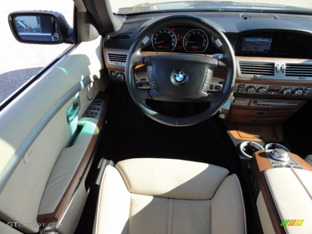 2006 7 Series 750Li Sedan - Michigan Blue Metallic / Dark Beige/Beige III photo #31