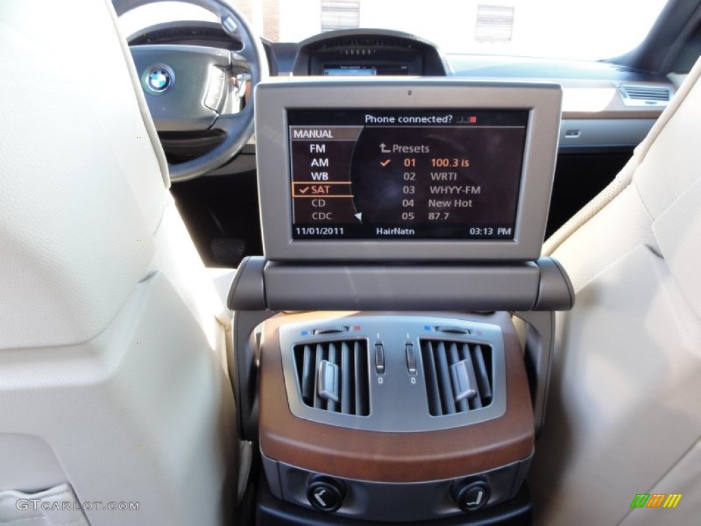 2006 7 Series 750Li Sedan - Michigan Blue Metallic / Dark Beige/Beige III photo #33