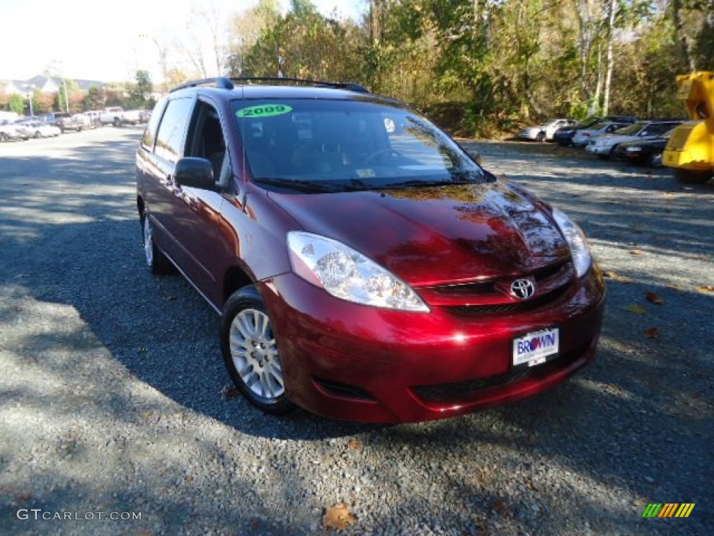 Salsa Red Pearl Toyota Sienna