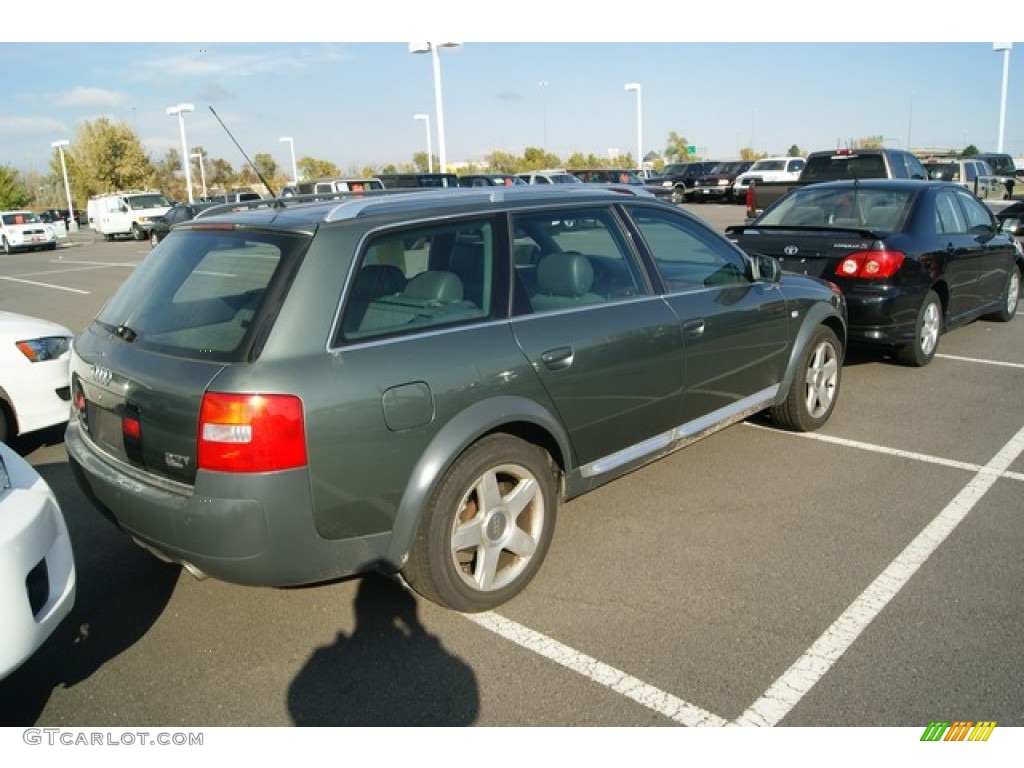 2002 Allroad 2.7T quattro - Highland Green Metallic / Platinum/Saber Black photo #2