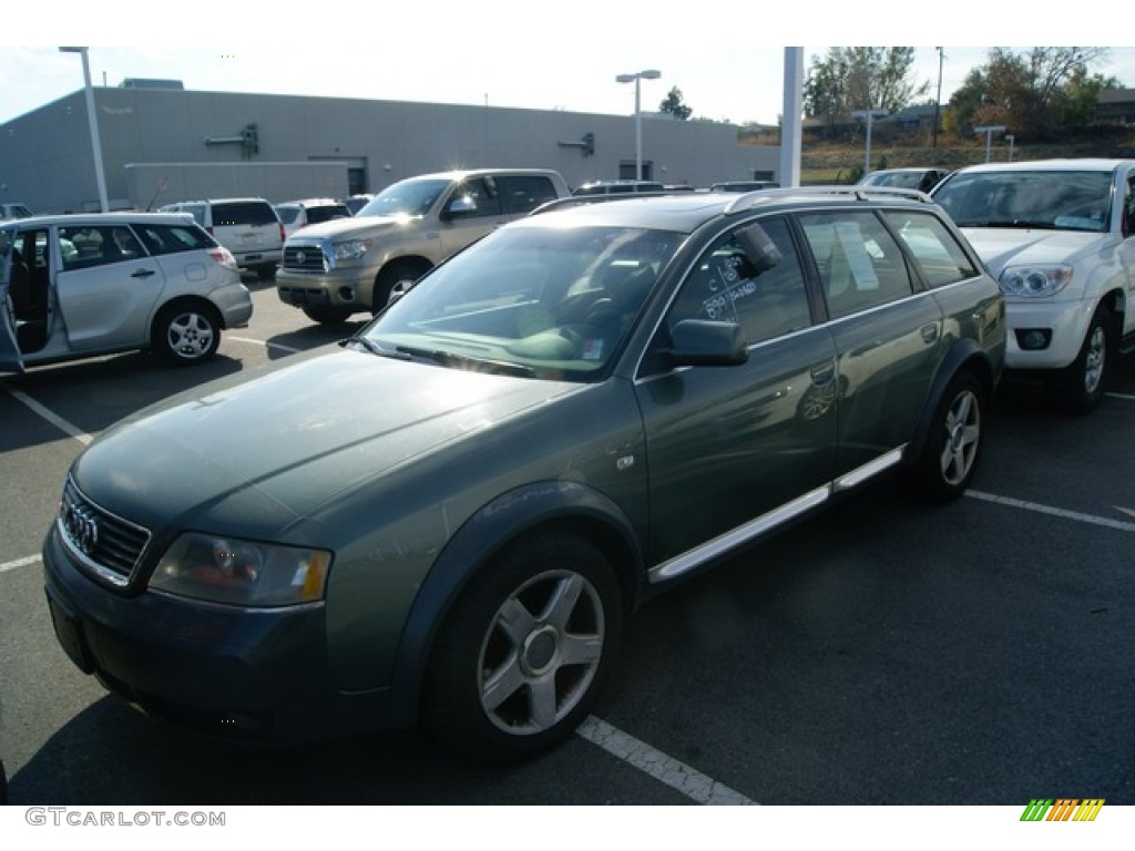 2002 Allroad 2.7T quattro - Highland Green Metallic / Platinum/Saber Black photo #4