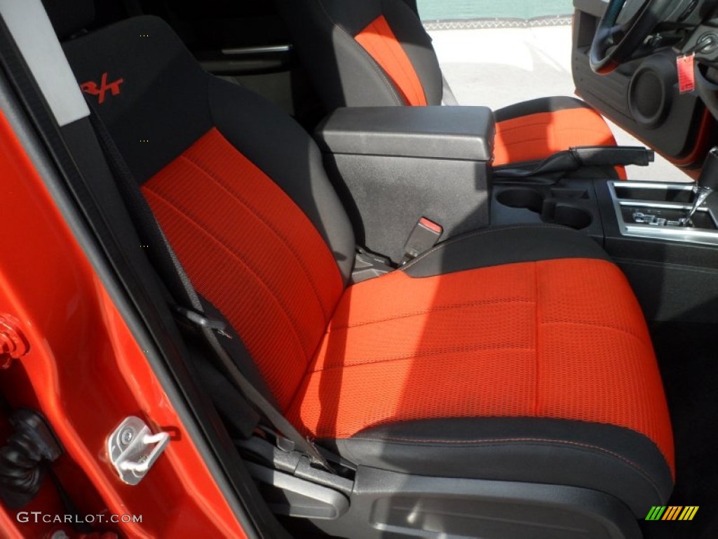 Dark Slate Gray/Orange Interior 2008 Dodge Nitro R/T Photo #55996562