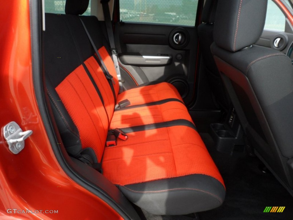Dark Slate Gray/Orange Interior 2008 Dodge Nitro R/T Photo #55996581