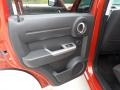 Dark Slate Gray/Orange 2008 Dodge Nitro R/T Door Panel
