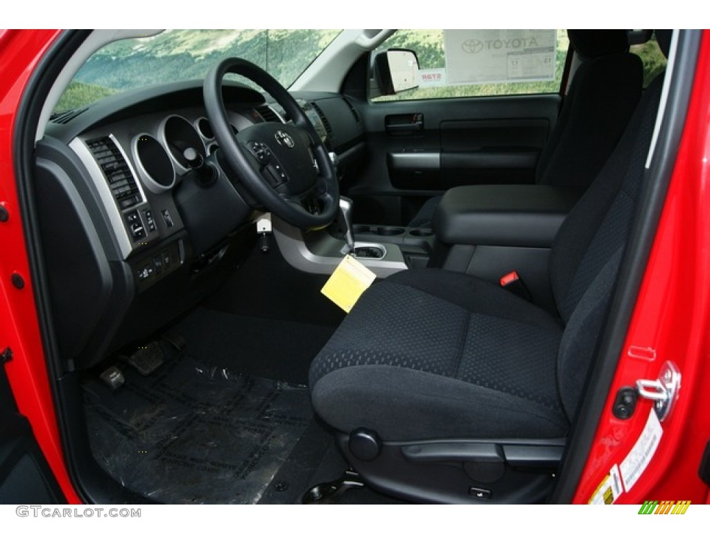 Black Interior 2012 Toyota Tundra TRD Rock Warrior CrewMax 4x4 Photo #55996621