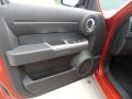 2008 Dodge Nitro Dark Slate Gray/Orange Interior Door Panel Photo