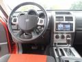 2008 Dodge Nitro Dark Slate Gray/Orange Interior Dashboard Photo