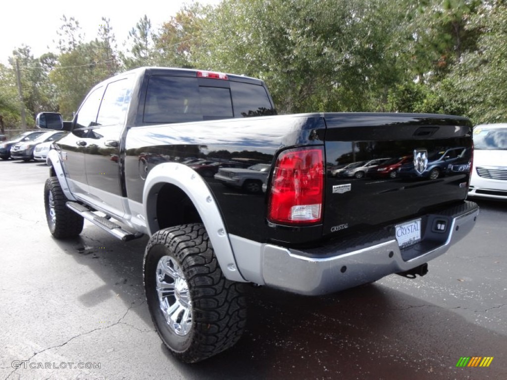 2012 Ram 2500 HD Laramie Crew Cab 4x4 - Black / Dark Slate photo #3