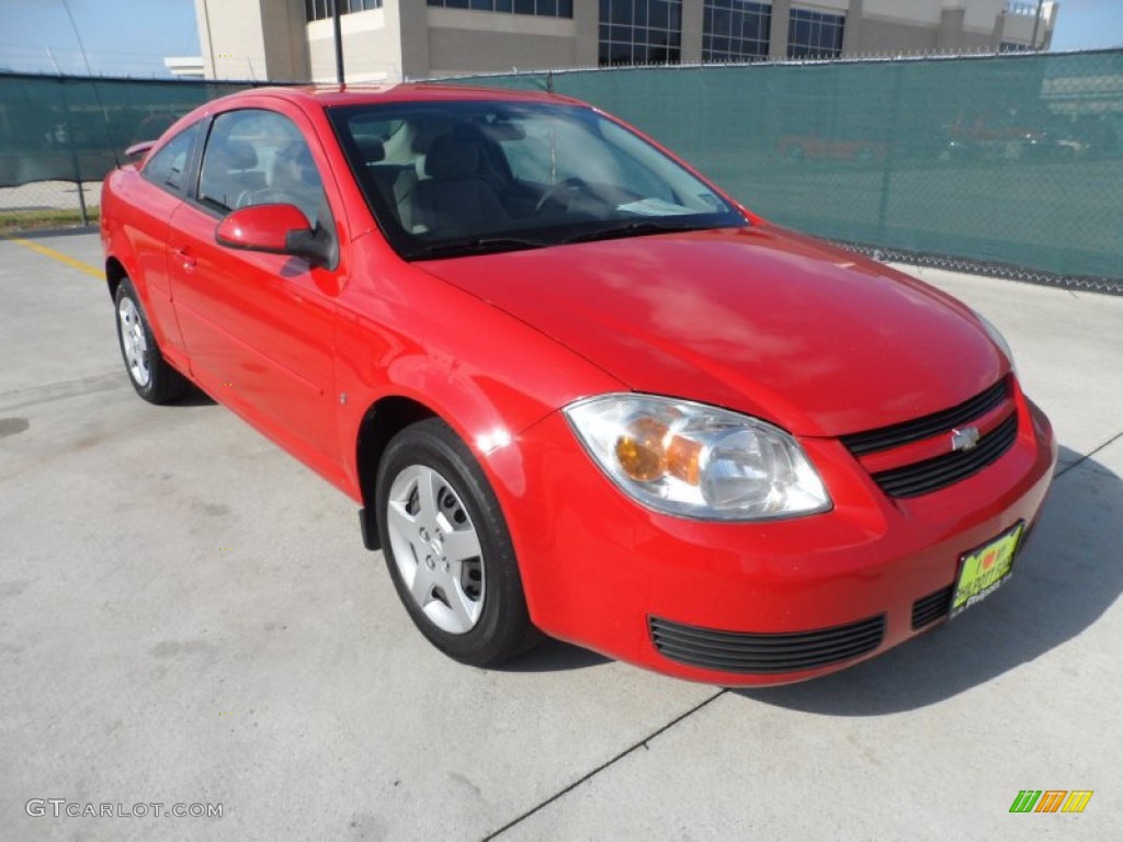 2007 Cobalt LT Coupe - Victory Red / Gray photo #1